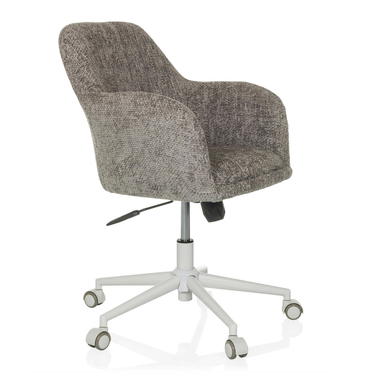 DREHSTUHL Grau  - Weiß/Grau, MODERN, Kunststoff/Textil (58/78/60cm) - MID.YOU