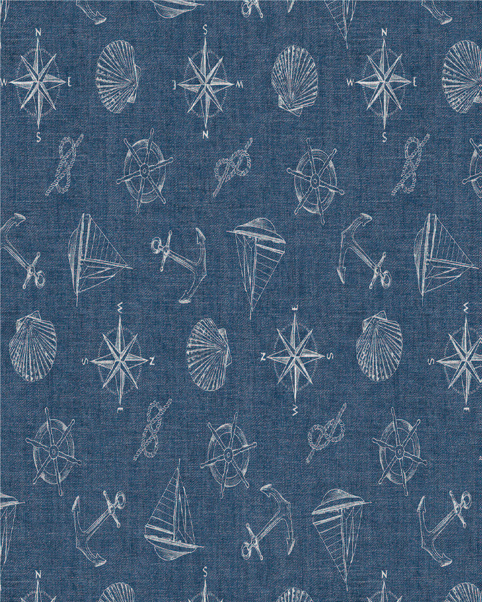 ASZTALTERÍTŐ   - kék, Basics, textil (2000cm)