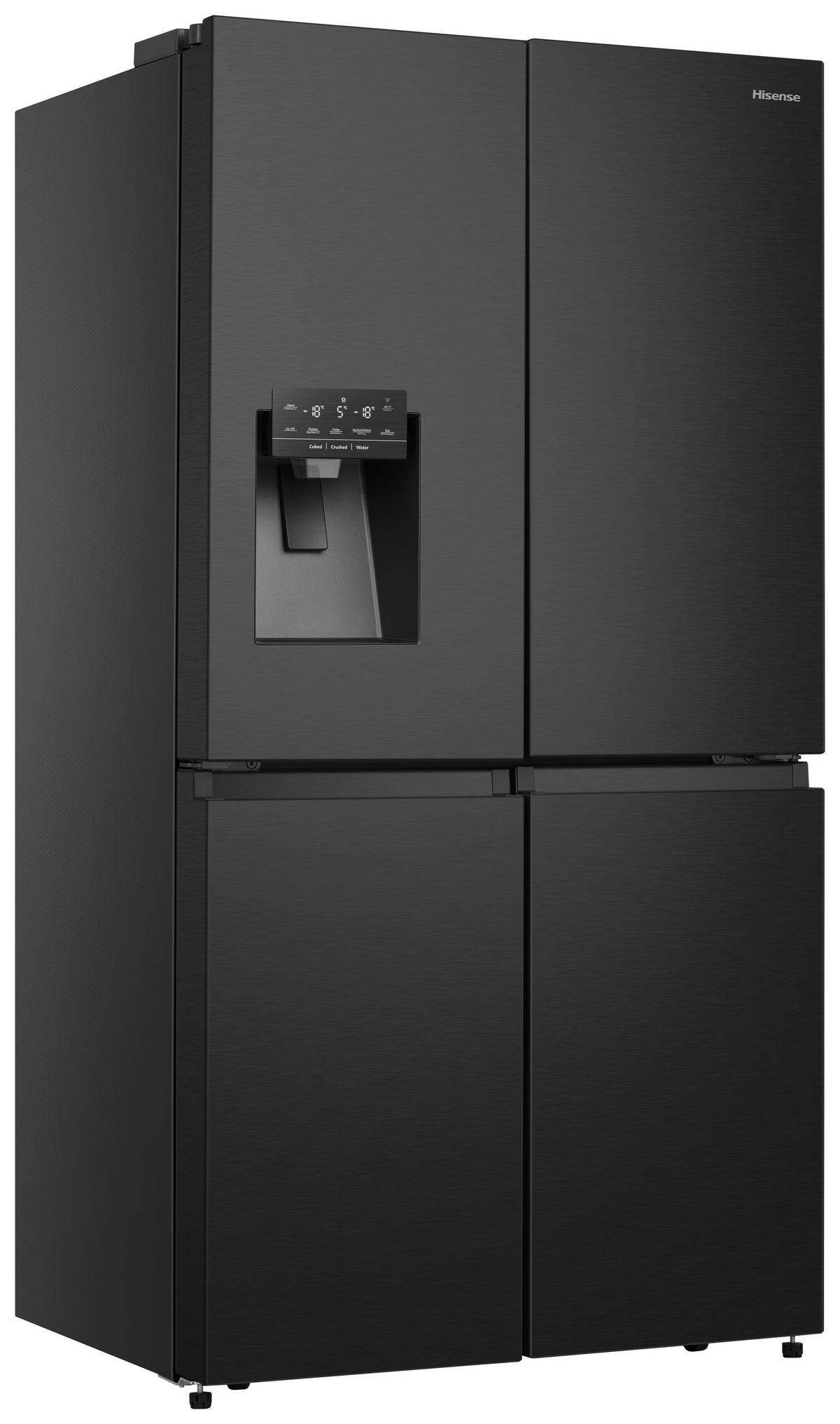 MULTI-DOOR 91,4/178,5/72,5 cm RQ760N4SBFE  - Schwarz, Basics, Glas/Kunststoff (91,4/178,5/72,5cm) - Hisense