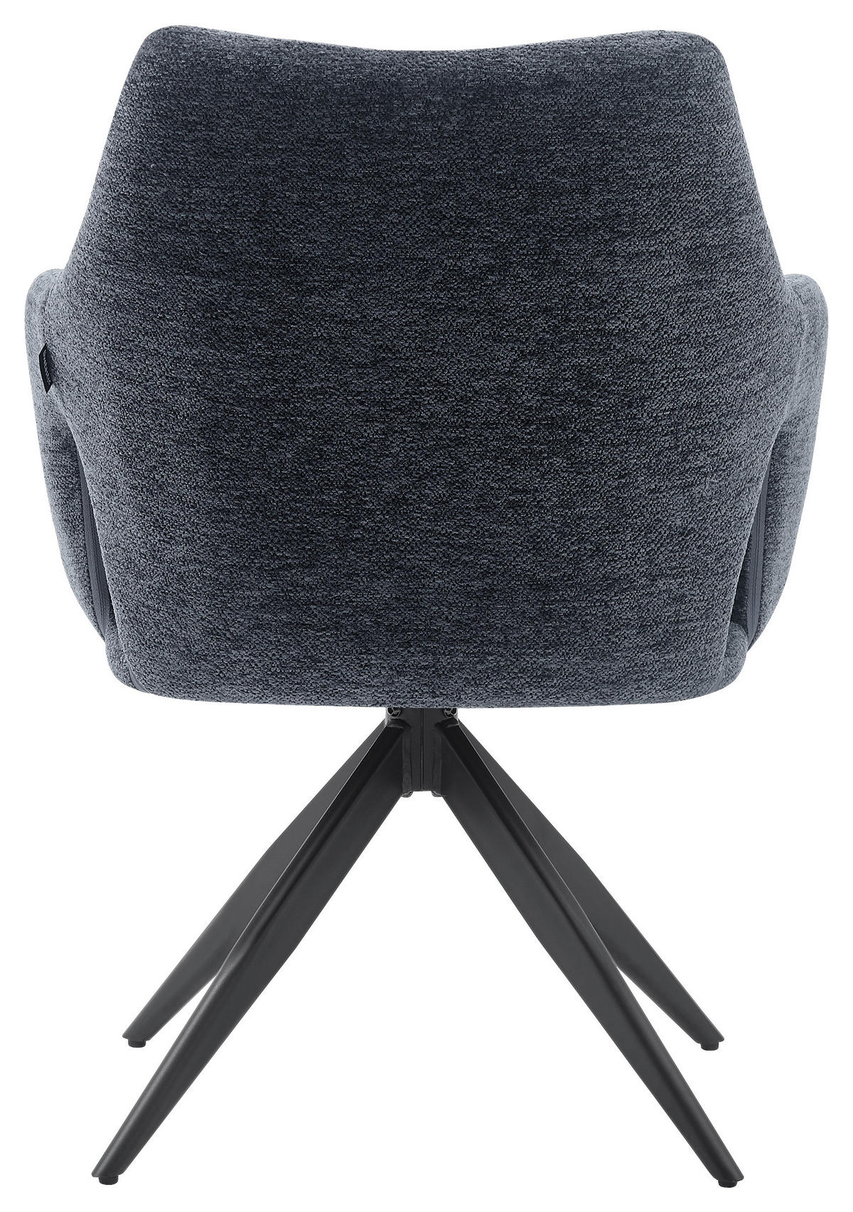 STOLICA S NASLONOM ZA RUKE  siva, crna  drvo, metal, tekstil      - siva/crna, Moderno, drvo/metal (57,5/85/62cm) - Livetastic