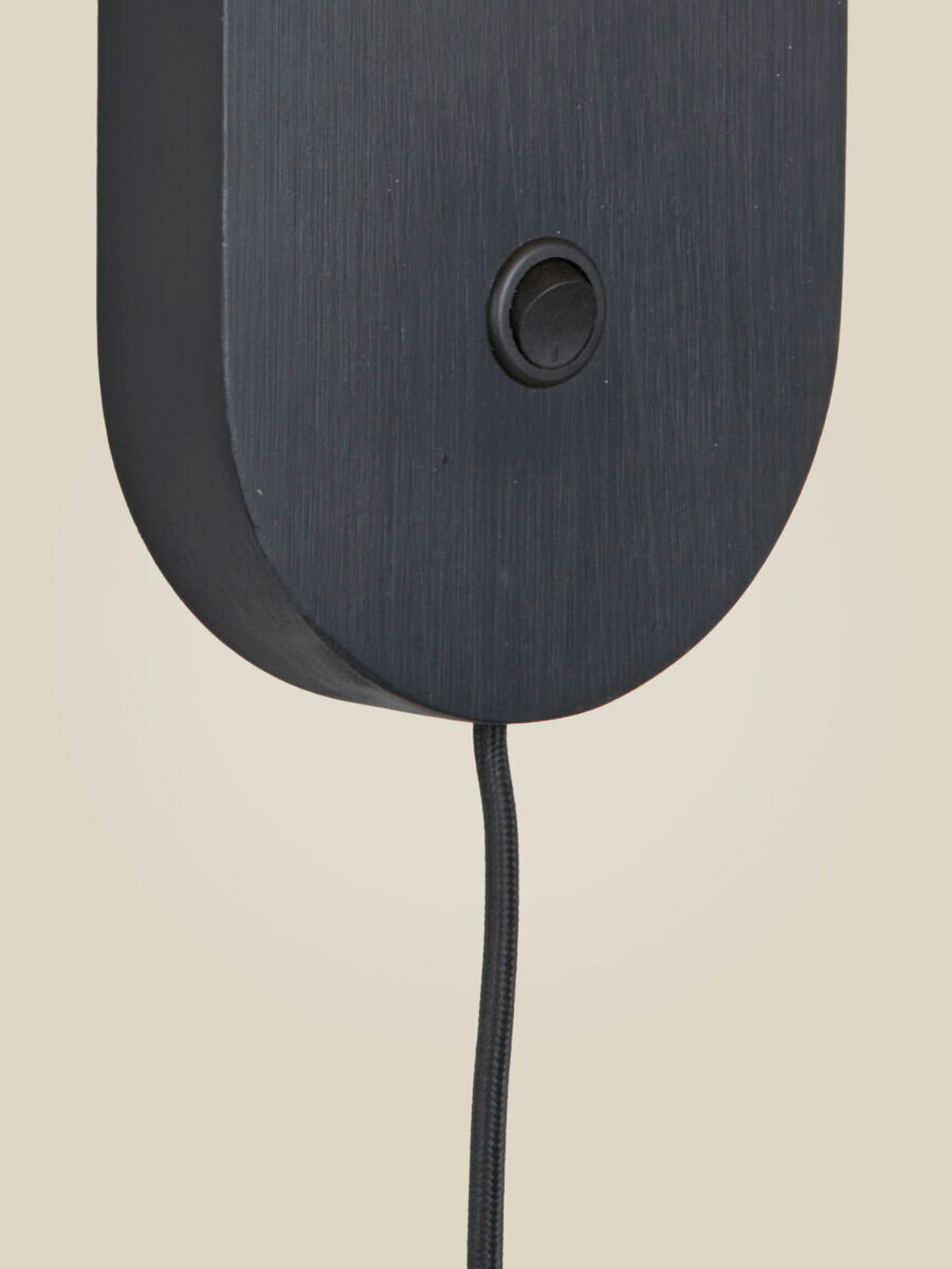 VÄGGLAMPA Good & Mojo 12.5/12.5/30 cm   - svart, Trend, trä/glas (12.5/12.5/30cm) - Good & Mojo