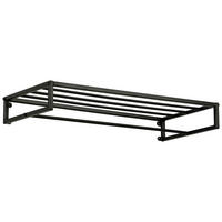 WANDGARDEROBE  in Schwarz  - Schwarz, Basics, Metall (75/10/35cm)