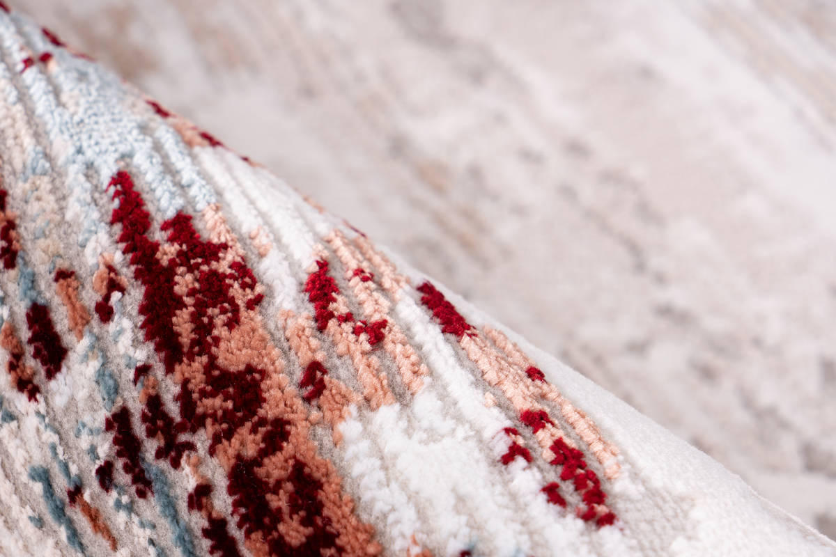 VINTAGE-TEPPICH 120/180 cm Akropolis Grau, Rosa  - Rosa/Grau, Design, Textil (120/180cm) - Kayoom