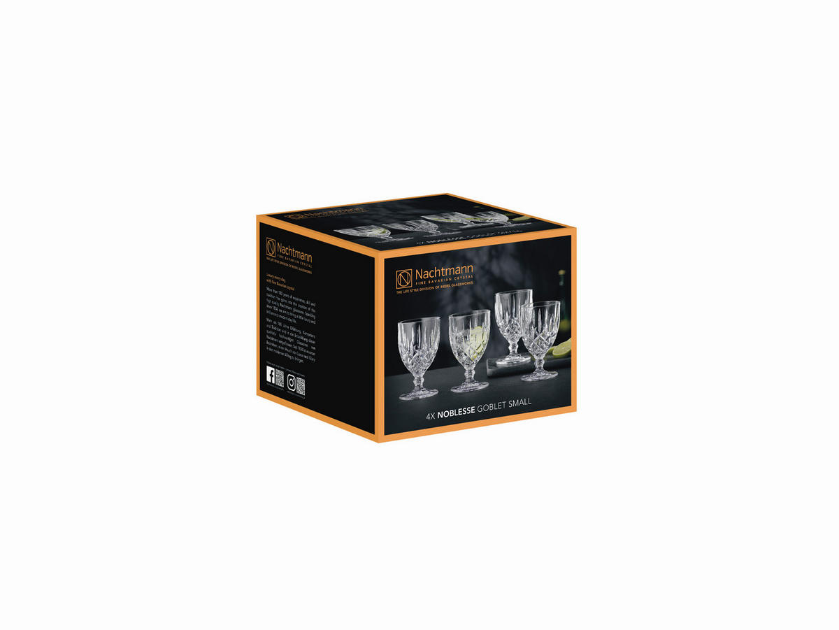 GLAS Nachtmann 230 ml 4-teilig  - Basics, Glas (7,9/12,6/7,9cm) - Nachtmann