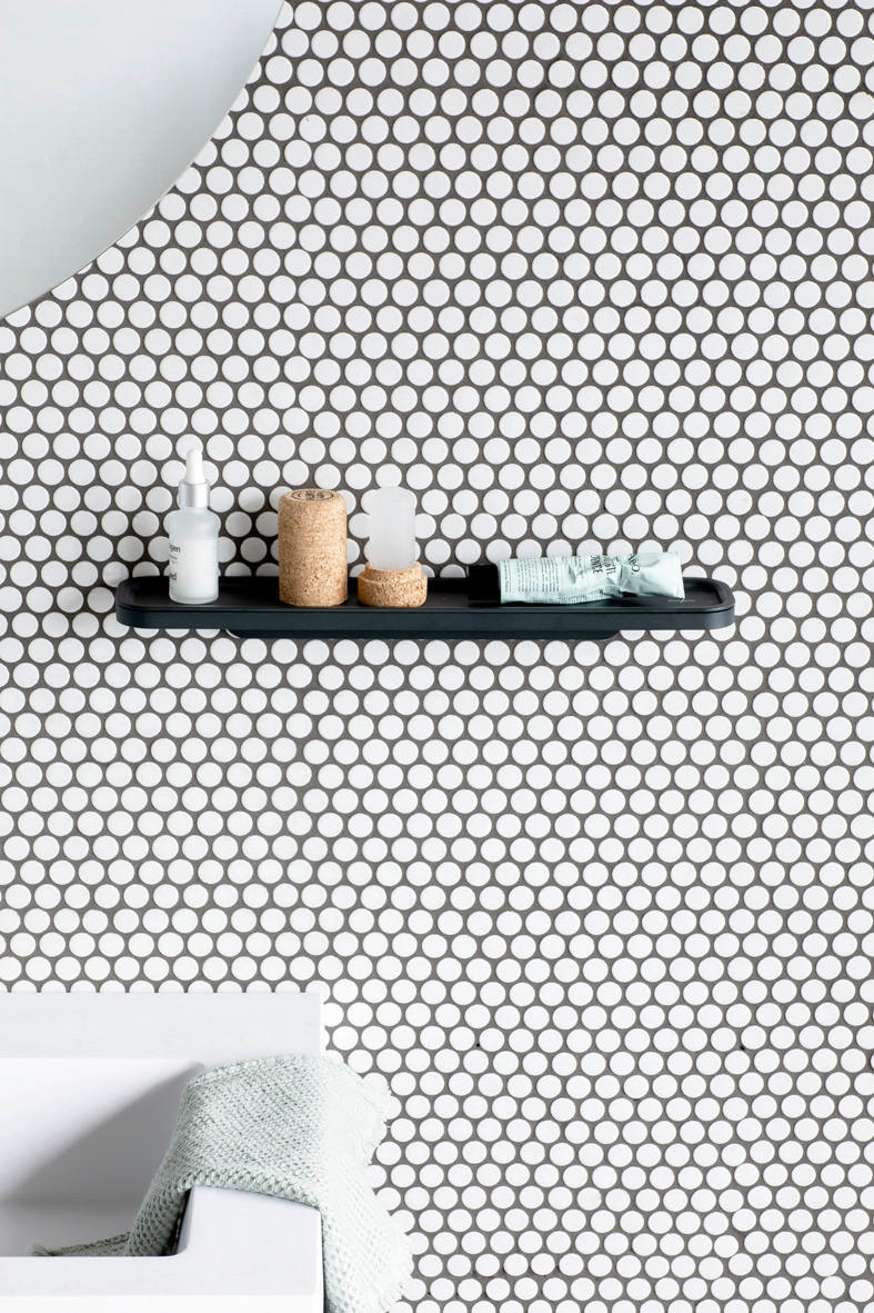 POLICA ZA KUPATILO  metal  - siva, Osnovno, metal (42.1/4.4/8.6cm) - Brabantia
