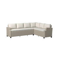 DINING-LOUNGESET   - Beige, Konventionell, Metall (235/73/66cm) - Ambia Garden