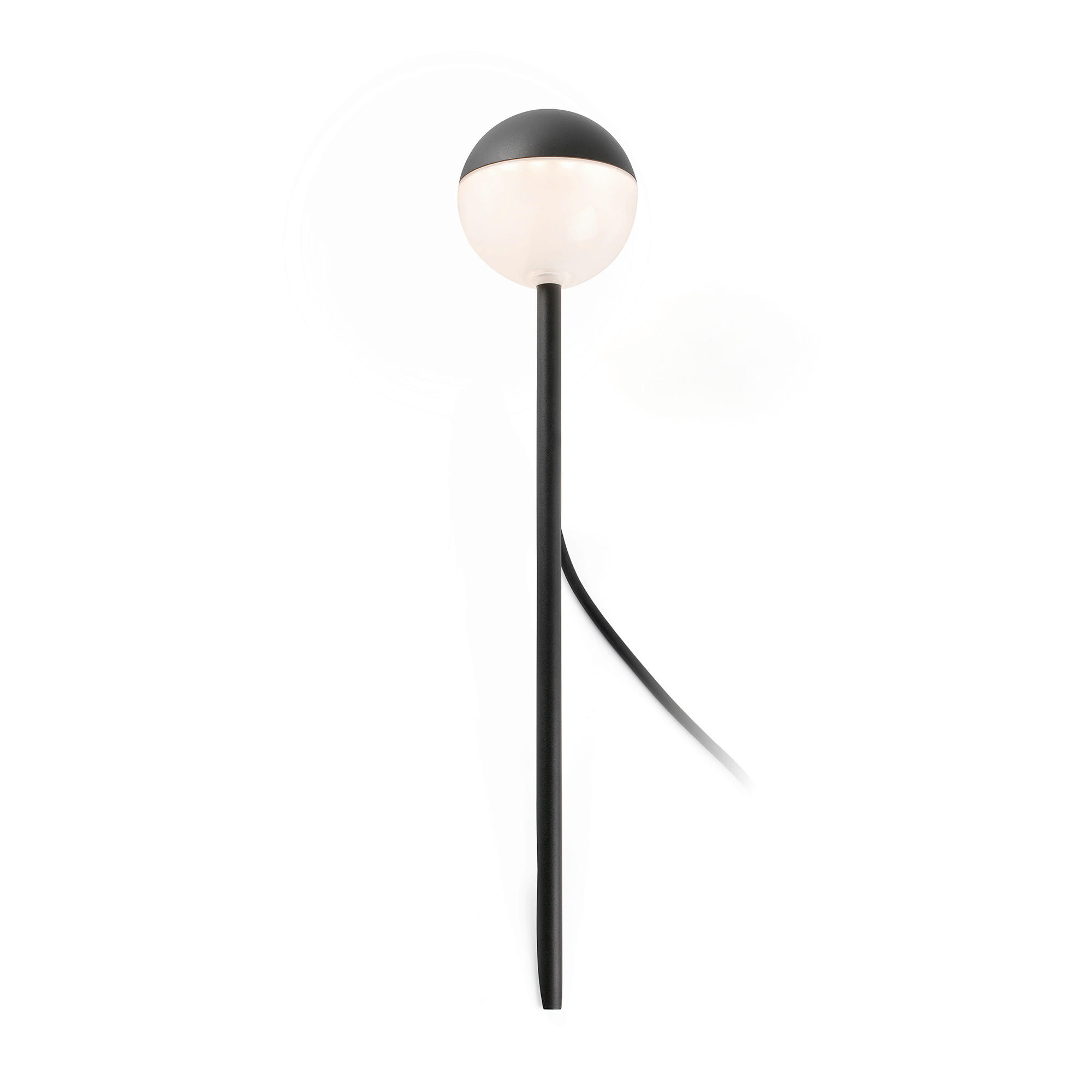 WEGELEUCHTE 12/12/60.5 cm   - Schwarz, Design, Metall (12/12/60.5cm)