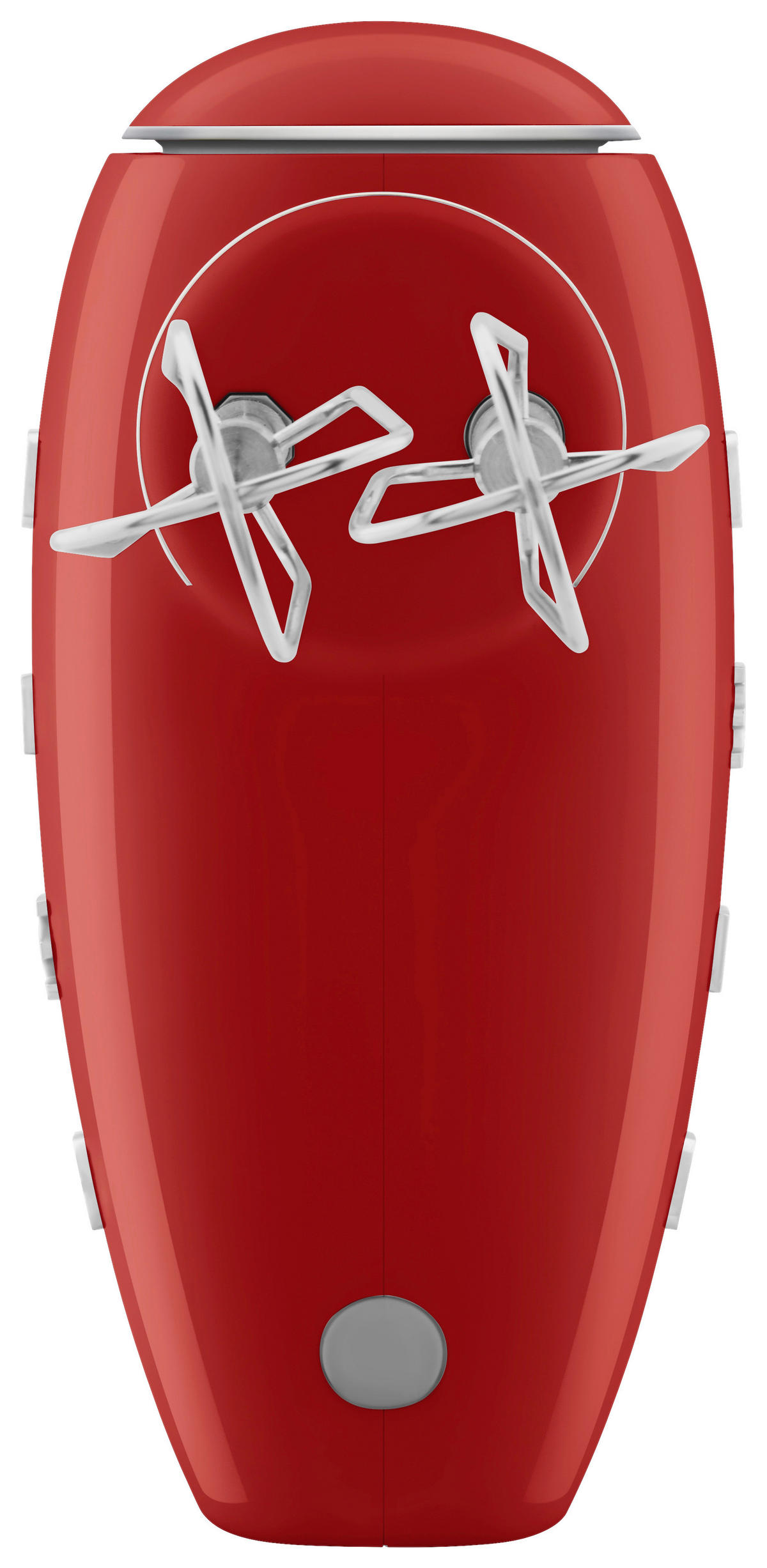 HANDMIXER 50'S STYLE  - Chromfarben/Rot, Basics, Kunststoff/Metall (22/37,8/22,1cm) - SMEG