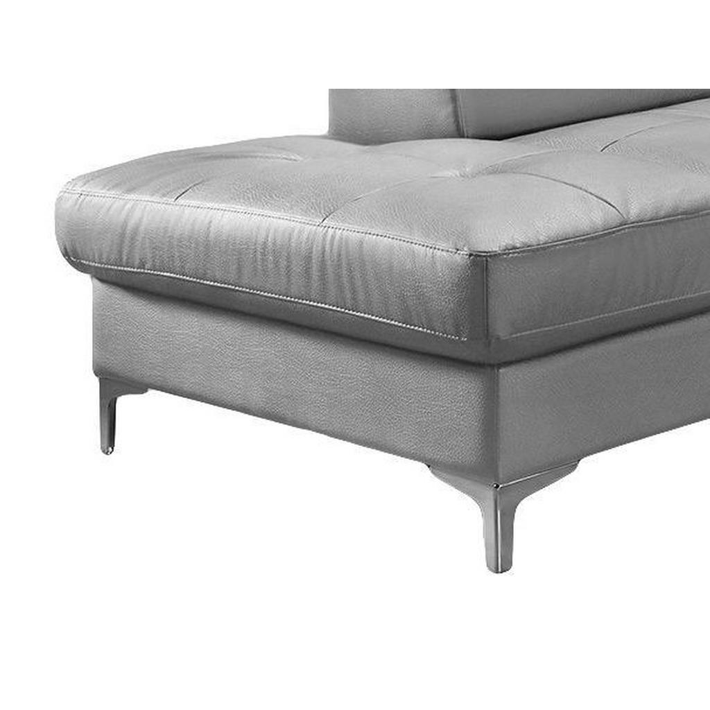 Thumbnail - Livetastic Ecksofa, Cappuccino, Leder, Echtleder, Rindleder, 4-Sitzer, Ottomane links, L-Form, 227x168 cm, Made in EU, B...