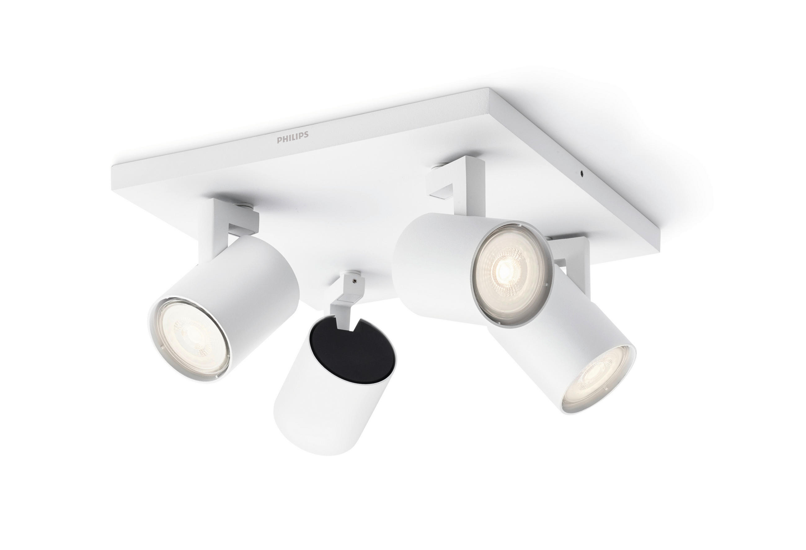 LED-DECKENLEUCHTE Spot Runner 24/24/19 cm   - Weiß, Basics, Metall (24/24/19cm) - Philips