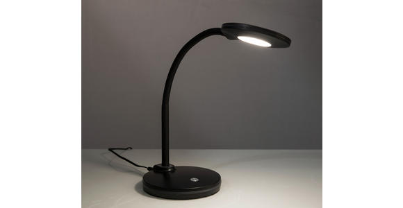 LED-TISCHLEUCHTE 18/13,2/35 cm   - Schwarz, Basics, Kunststoff (18/13,2/35cm) - Novel