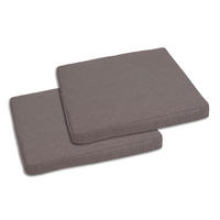 GARTENSITZKISSENSET Uni  - Taupe, Basics, Textil (46/7/46cm)