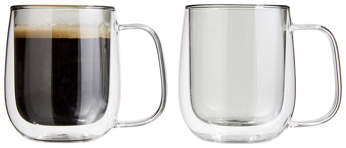 KAFFEEGLAS - Rosa, KONVENTIONELL, Glas (8/10,4cm) - Novel