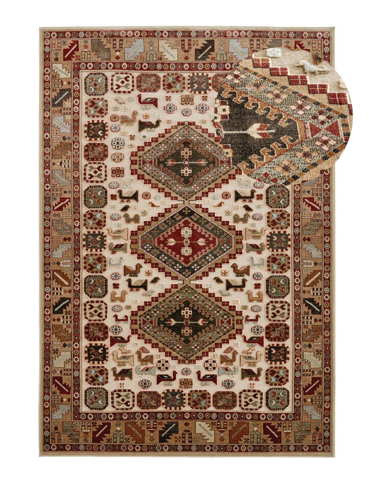 WEBTEPPICH 160/230 cm Creme  - Creme, Design, Textil (160/230cm) - Novel