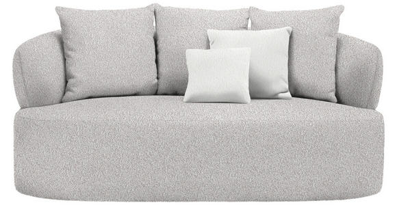 2-SITZER-SOFA in Bouclé Beige  - Beige/Creme, MODERN, Kunststoff/Textil (177/86/105cm) - Hom`in