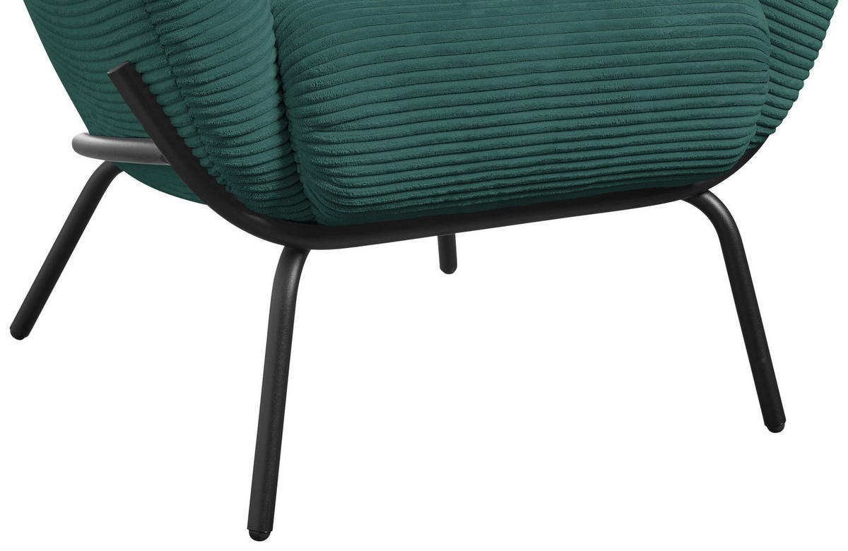 COCKTAILSESSEL - Grün, Design, Textil (79/71/74cm) - Lomoco