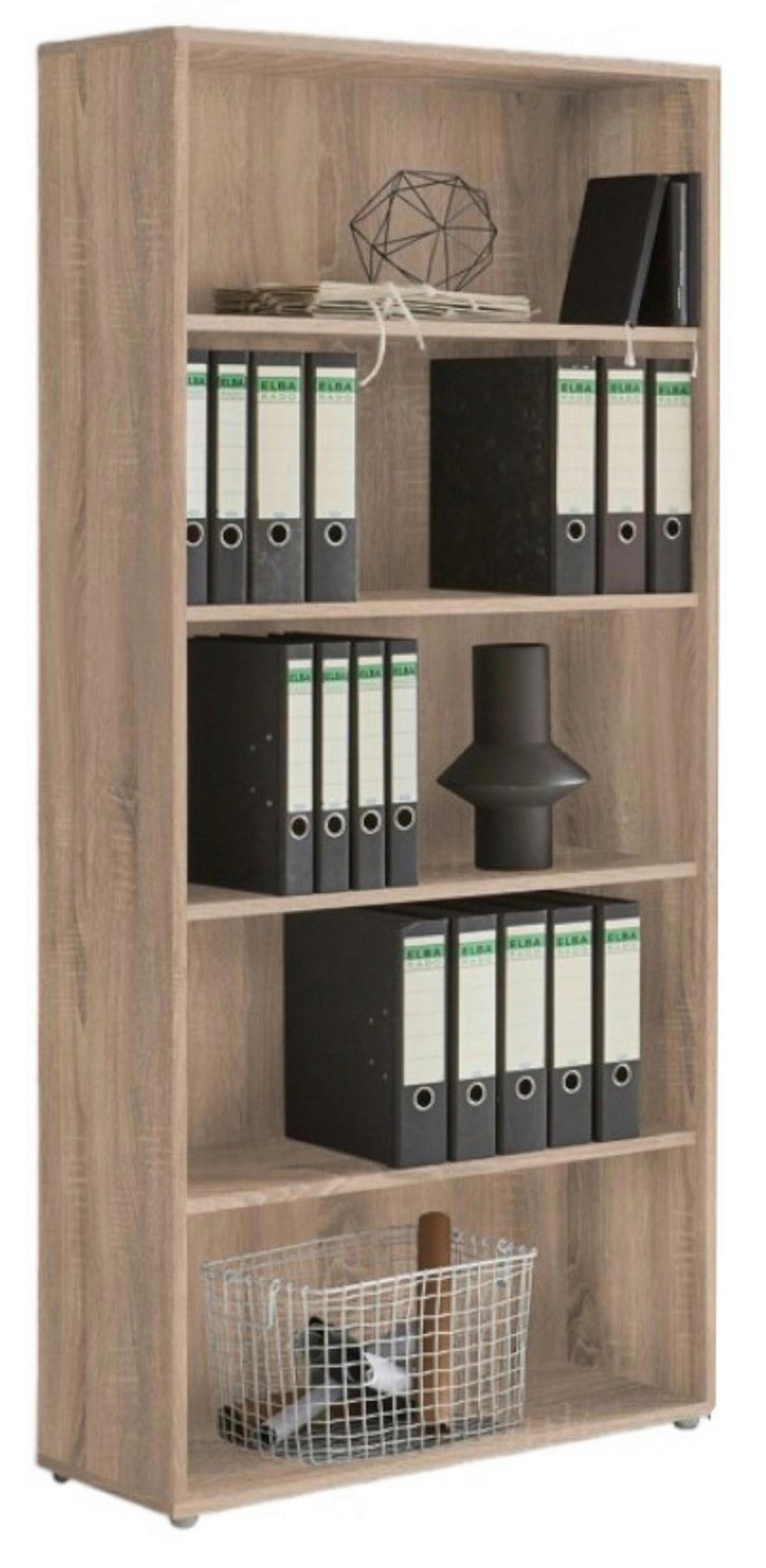 AKTENSCHRANK 168,8/185,6/33 cm  - Anthrazit/Sonoma Eiche, MODERN, Holzwerkstoff (168,8/185,6/33cm) - MID.YOU