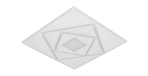 LED-DECKENLEUCHTE 47,7/47,7/6 cm - Weiß, Basics, Kunststoff/Metall (47,7/47,7/6cm) - Novel