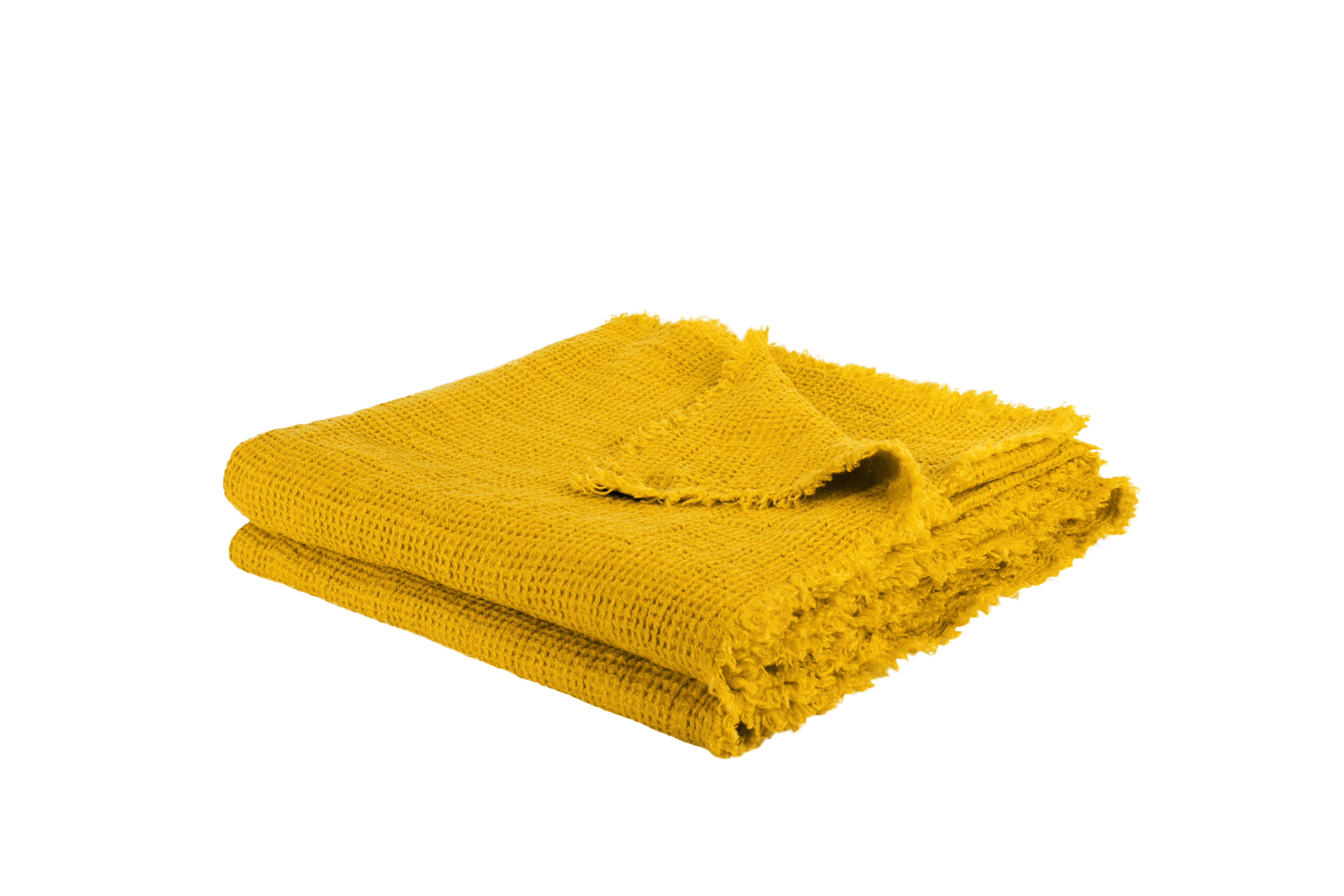 PLAID Honeybee 130/180 cm  - Currygelb, Basics, Textil (130/180cm) - Zoeppritz
