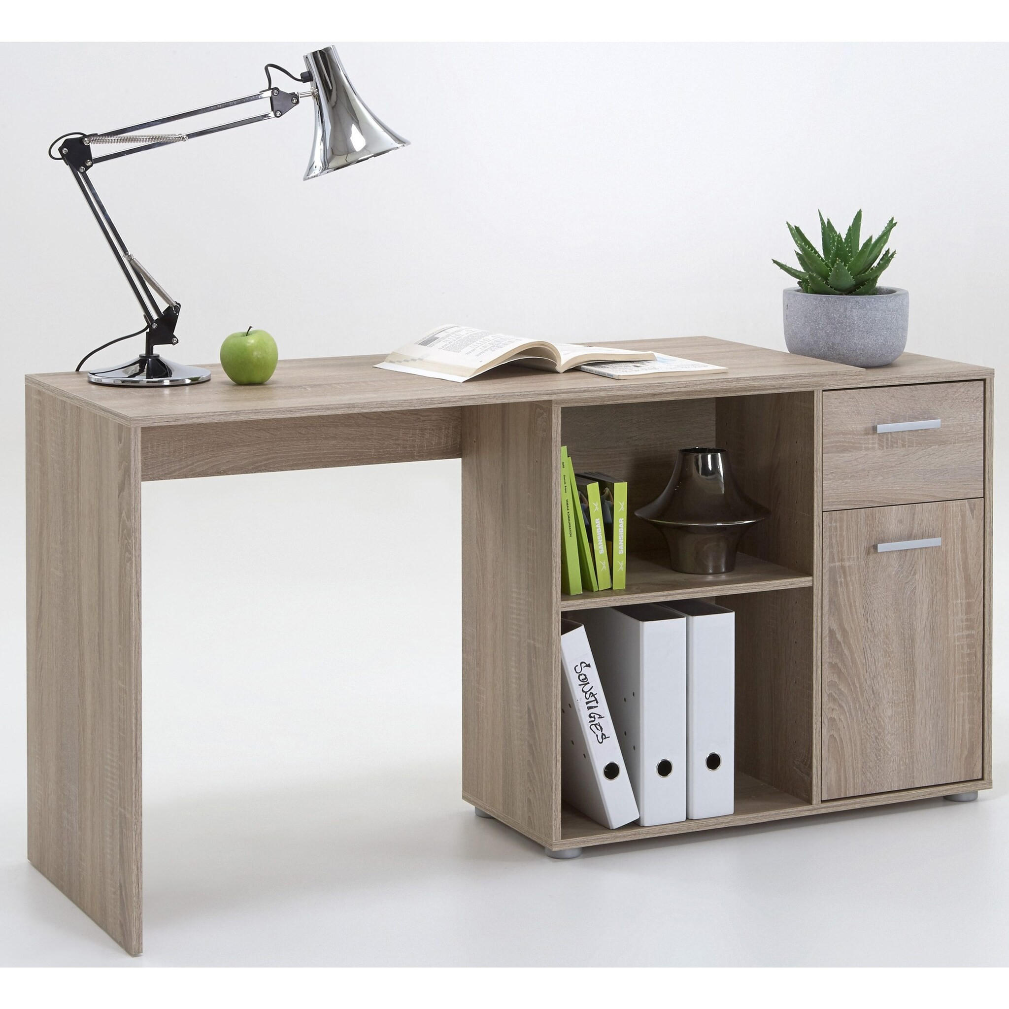 ECKSCHREIBTISCH 117/83/74 cm  in Eichefarben  - Eichefarben, KONVENTIONELL, Holzwerkstoff (117/83/74cm) - MID.YOU