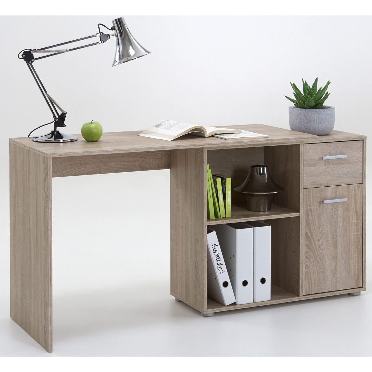 ECKSCHREIBTISCH 117/83/74 cm  in Eichefarben  - Eichefarben, KONVENTIONELL, Holzwerkstoff (117/83/74cm) - MID.YOU