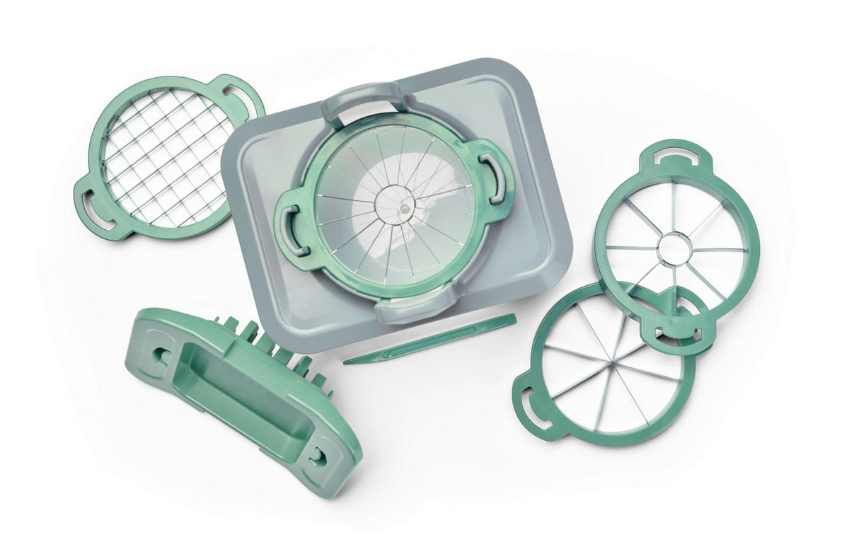 Tocător Universal - verde deschis/transparent, Basics, plastic/metal (19,9/14,9/23,2cm) - Homeware Profession.