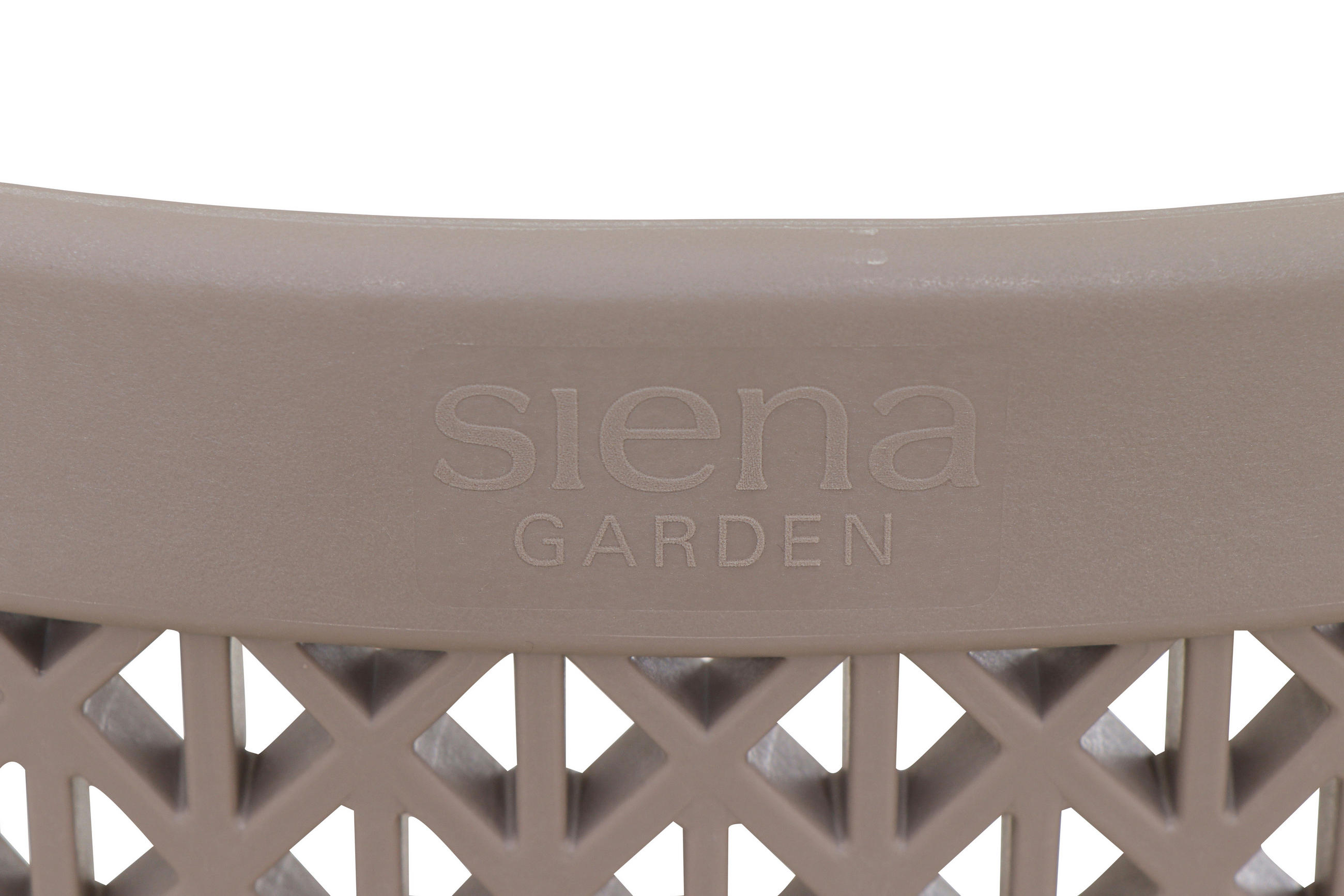 GARTENGARNITUR 3-teilig  - Taupe/Anthrazit, Basics, Holzwerkstoff/Kunststoff (80/81/80cm) - Siena Garden