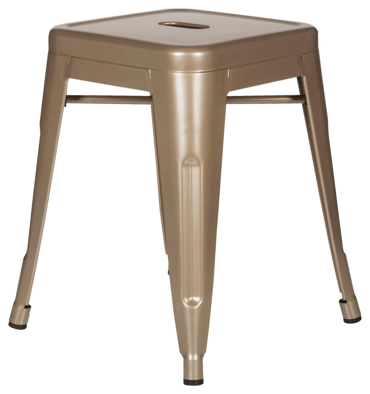 HOCKER Champagner  - Champagner, Basics, Metall (39/46/39cm) - MID.YOU