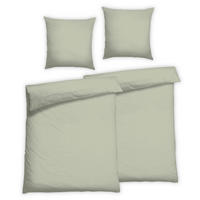 BETTWÄSCHE 4-teilig Satin 135/200 cm  - Hellgrün, Basics, Textil (135/200cm) - Florella