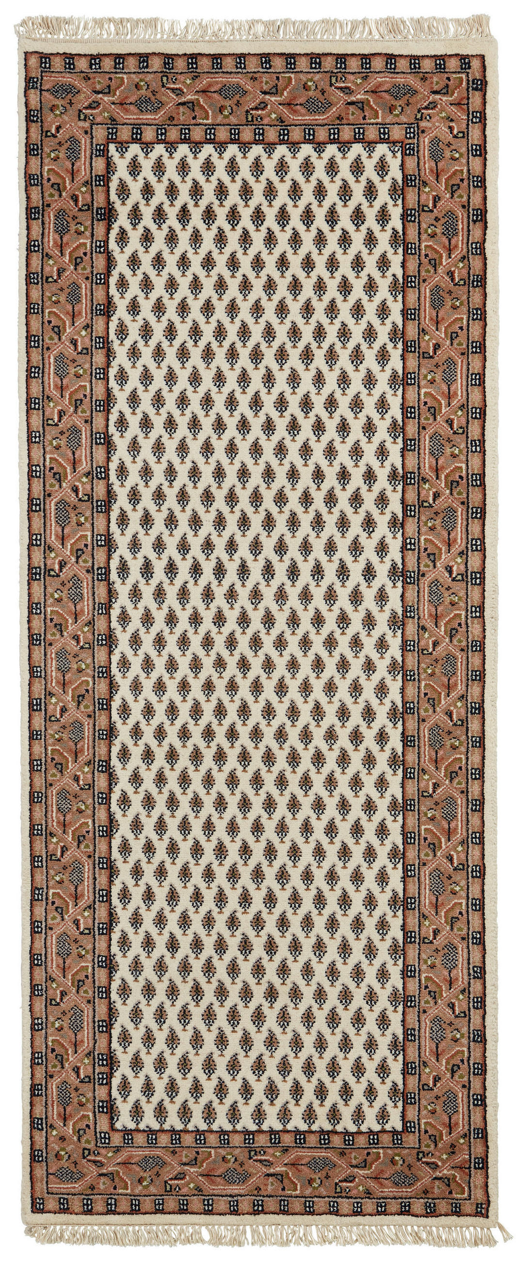 ORIENTÁLNÍ KOBEREC, 80/300 cm hnědá, krémová - krémová/hnědá, Lifestyle, textil (80/300cm) - Cazaris