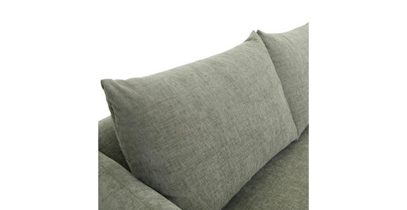 ECKSOFA Olivgrün Flachgewebe - Buchefarben/Olivgrün, KONVENTIONELL, Holz/Textil (230/144cm) - Carryhome