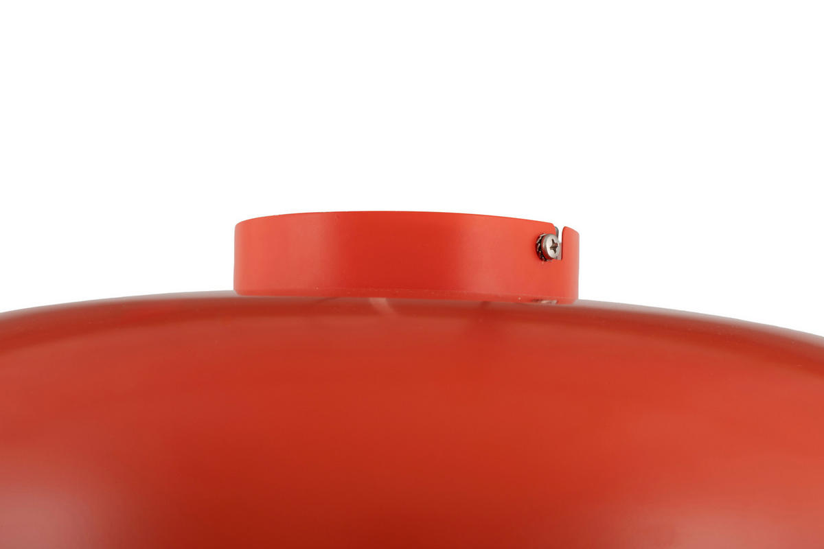 DECKENLEUCHTE 35/17.5 cm   - Weinrot, Design, Kunststoff/Metall (35/17.5cm) - Collet's Monde