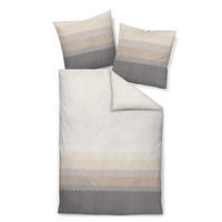 BETTWÄSCHE Biber 135/200 cm  - Grau, Design, Textil (135/200cm) - Janine