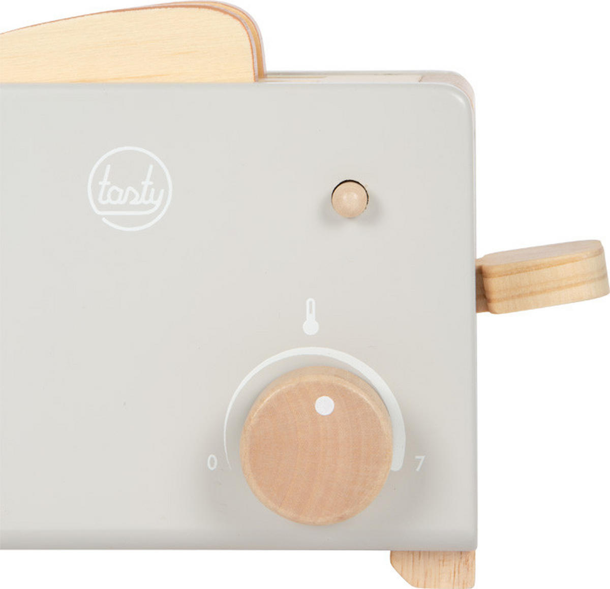 KINDERKÜCHENZUBEHÖR Tasty  - Hellgrau, Basics, Holz (20/12/7.5cm) - small foot