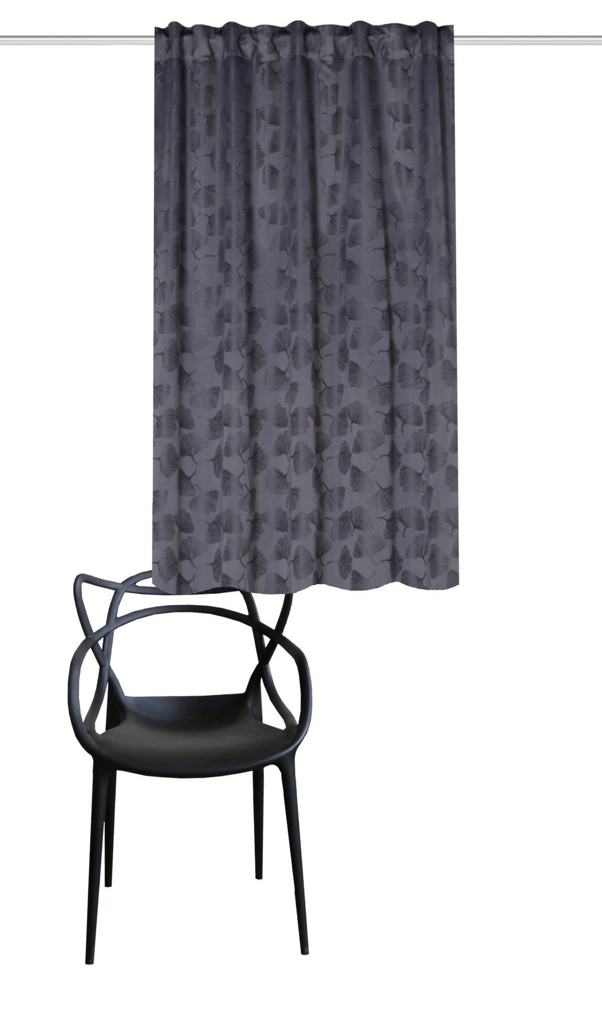 FERTIGVORHANG  Verdunkelung   135/145 cm  - Anthrazit, Trend, Textil (135/145cm)