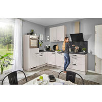 ECKKÜCHE 175/275 cm  in Schwarz, Kaschmir  - Kaschmir/Schwarz, Design, Holzwerkstoff/Metall (175/275cm) - Xora