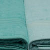 DUSCHTUCHSET Grün, Hellgrün, Mintgrün 4-teilig  - Hellgrün/Mintgrün, Basics, Textil (70/140cm)