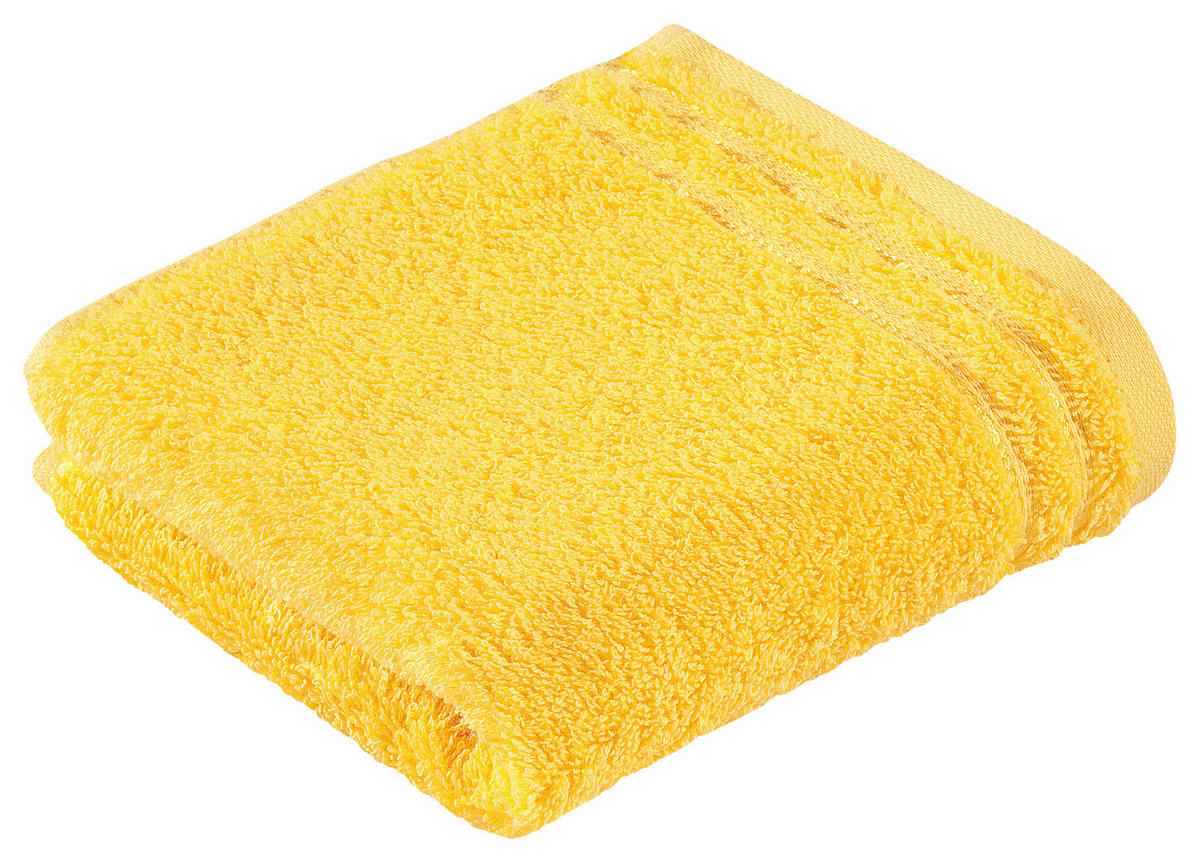 RUČNÍK PRO HOSTY, 30/50 cm, žlutá - žlutá, Basics, textil (30/50cm) - Vossen
