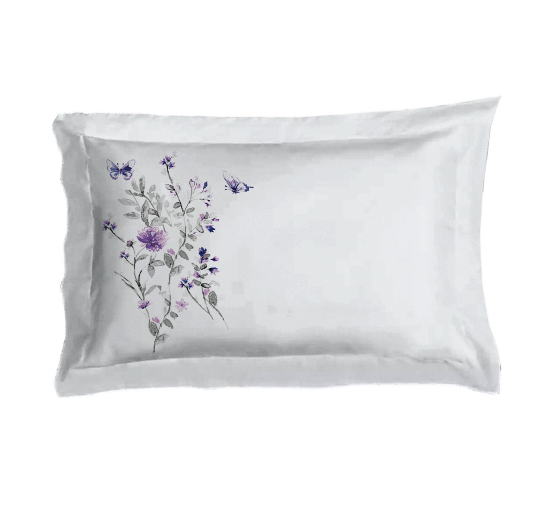 PREVLEKA ZA VZGLAVNIK  60/80 cm       - vijolična/siva, Konvencionalno, tekstil (60/80cm) - Esposa