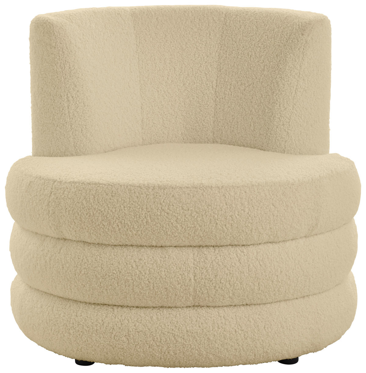 DESIGNFÅTÖLJ i textil beige  - stålfärgad/beige, Trend, metall/textil (90/82/85cm) - Livetastic