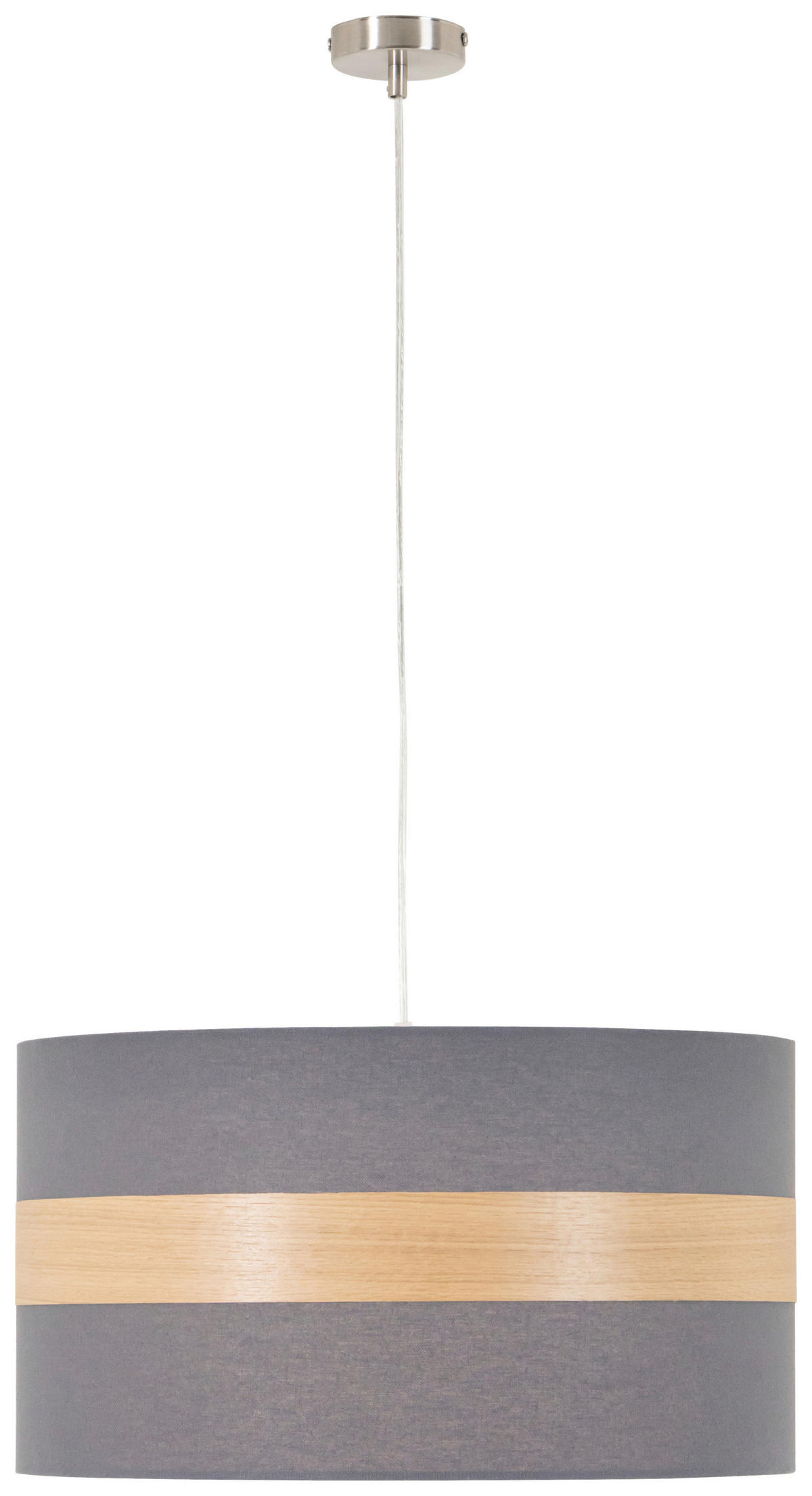 HÄNGELEUCHTE 45/120 cm  - Anthrazit, MODERN, Holz/Kunststoff (45/120cm) - Novel