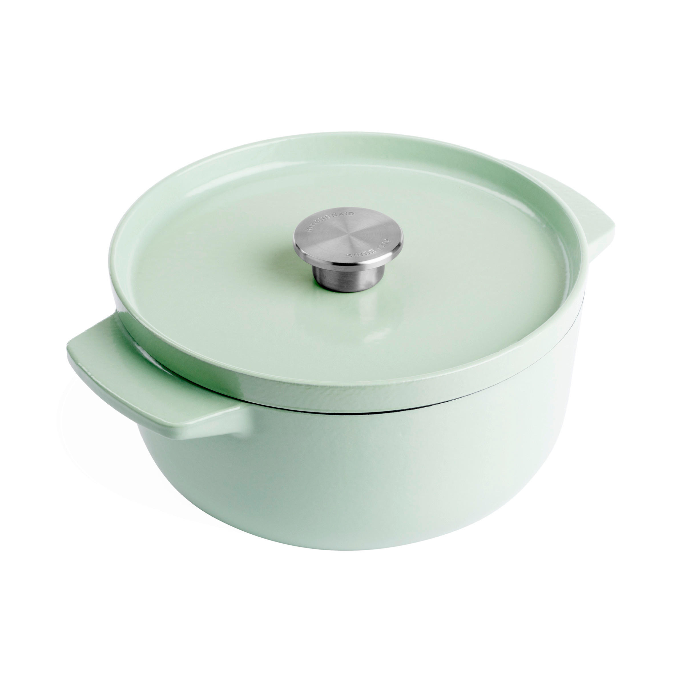 BRÄTER Cast Iron  - Creme/Hellgrün, Basics, Metall (3.3l) - Kitchenaid