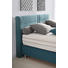 BOXSPRINGBETT 180/200 cm INKL. Matratze, Topper - Türkis/Chromfarben, Design, Holz/Kunststoff (180/200cm) - Bentley