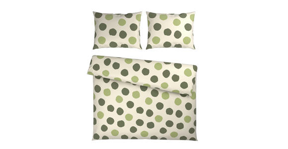 BETTWÄSCHE 3-teilig Satin 200/200 cm  - Grün, Textil (200/200cm) - Esposa