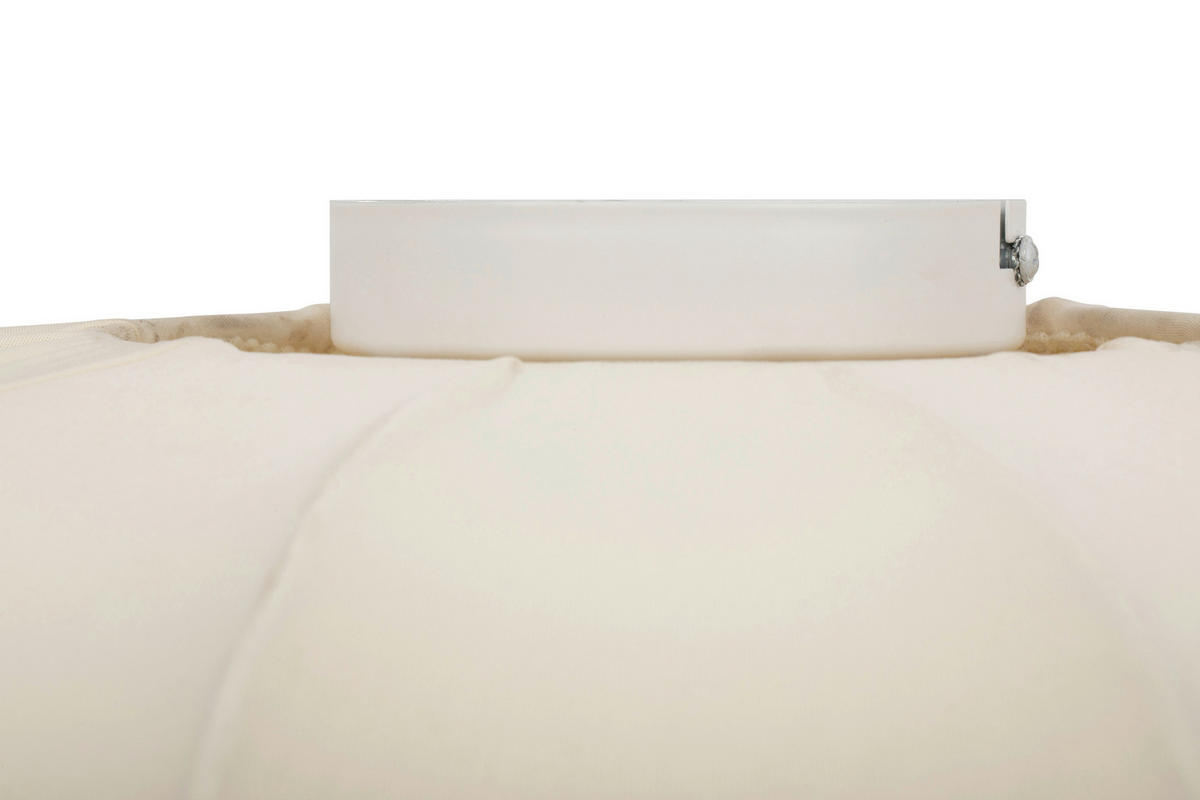 DECKENLEUCHTE  48/20 cm    - Beige, Design, Textil/Metall (48/20cm) - Collet's Monde