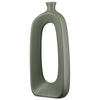 DEKOVASE  - Grün, Trend, Keramik (14/32,5/6cm) - Ambia Home