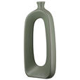 DEKOVASE  - Grün, Trend, Keramik (14/32,5/6cm) - Ambia Home