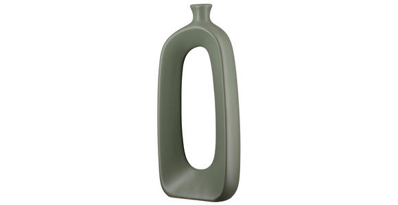 DEKOVASE  - Grün, Trend, Keramik (14/32,5/6cm) - Ambia Home