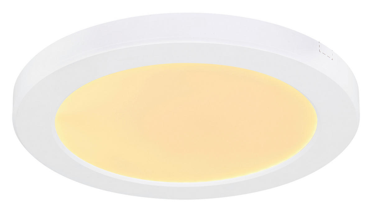 Plafonieră Cu Led 18 W  22/1,8 cm    - alb, Basics, plastic (22/1,8cm) - Boxxx