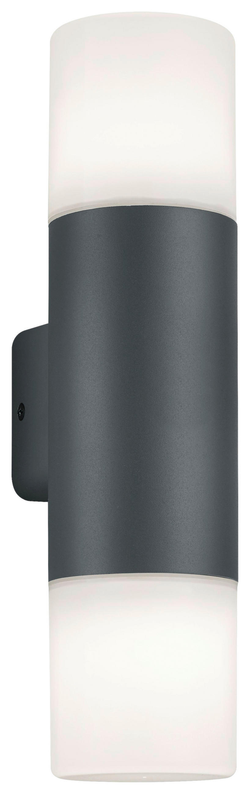 VÄGGLAMPA UTOMHUS 8,5/33 cm   - vit/antracit, Basics, metall/plast (8,5/33cm) - Trio Leuchten